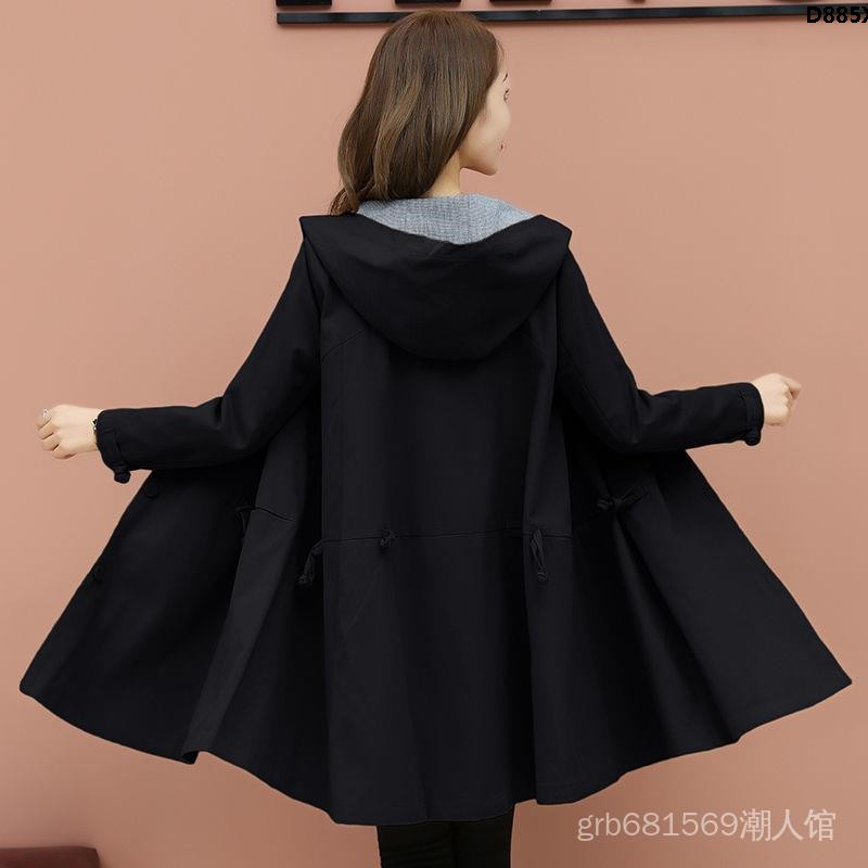 Áo Khoác Gió Dáng Dài Plus Size Thời Trang Xuân Thu Cho Mẹ Bầu | BigBuy360 - bigbuy360.vn