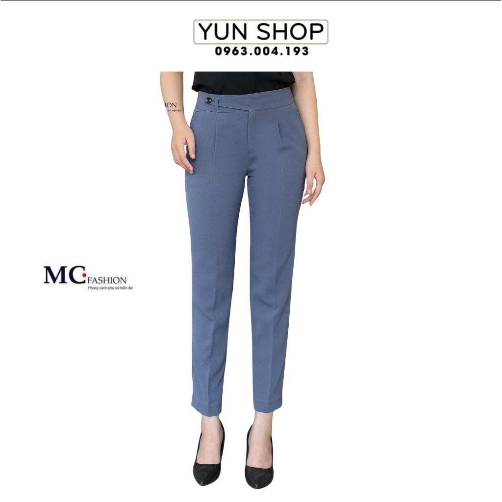 Quần tây nữ,quần âu công sở nữ Q0426 đẹp MC Fashion màu xám,mặc đồng phục nhóm,công ty đẹp
