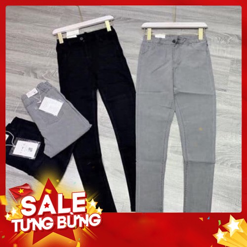 Quần Jeans Giấy Dạng Skin Tregging thon gọn chân - Quần Skinny 2 màu - Hàng nhập khẩu