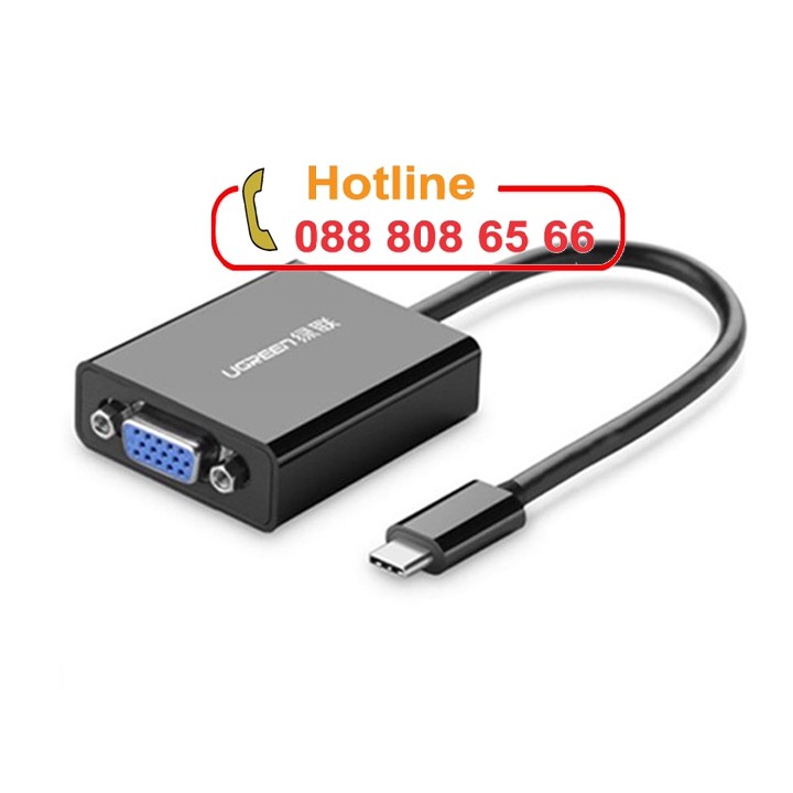 Cáp chuyển đổi USB Type C sang VGA Ugreen 20586