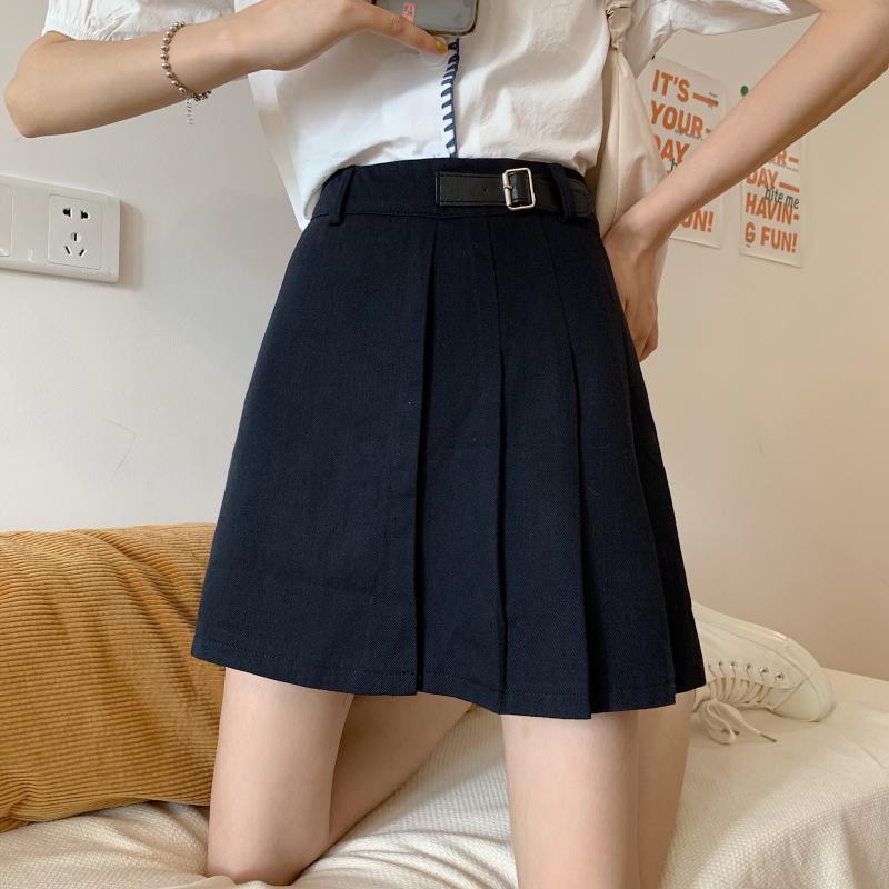 chân váy jean Chữ A Lưng Cao Lệch Tà Thời Trang Cho Nữ Size Lớn 520.vn