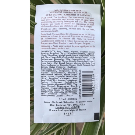 kem mắt fresh black tea age- delay eye concentrate 1,5ml | BigBuy360 - bigbuy360.vn