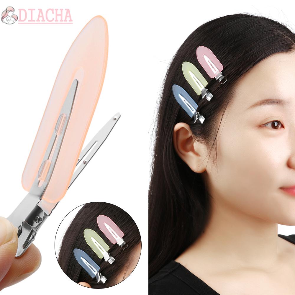 (Hàng Mới Về) Set 4 Kẹp Tóc Trong Suốt Tạo Kiểu Tóc Thời Trang Không Gây Dị Ứng Nhiều Màu Sắc