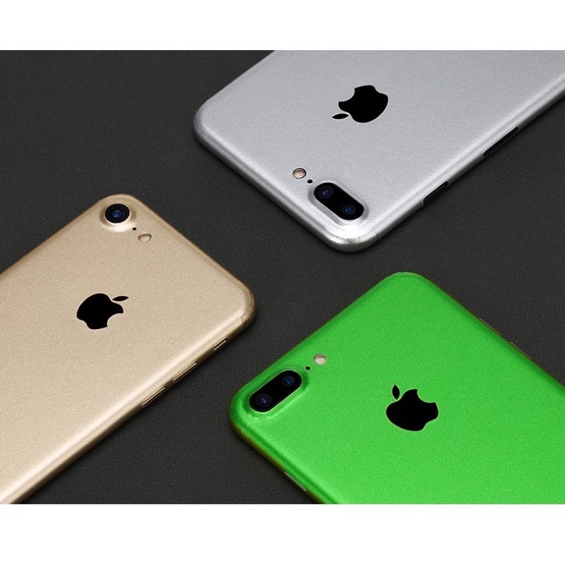 Miếng dán Skin màu iPhone 6/6s, 6/6s Plus, 7/8, 7/8 Plus,X/Xsmax Cao cấp chống nước chống xước