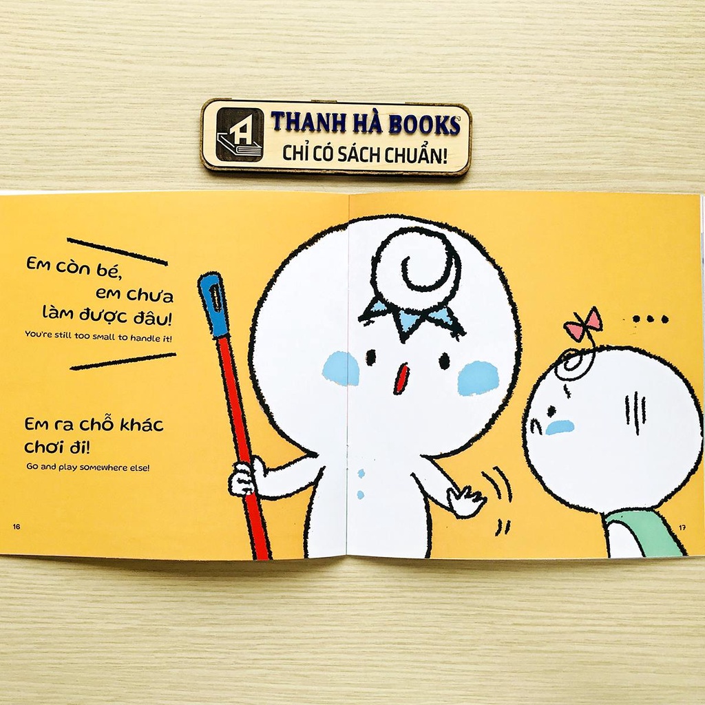 Sách - Ehon Kĩ Năng Sống - Miu Miu Tự Lập - Phần 2 - Song ngữ Việt-Anh