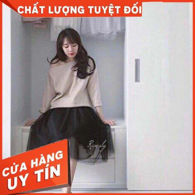 🌈FREESHIP🌈 Chân váy lưới công chúa tutu dài qua gối. 🍎