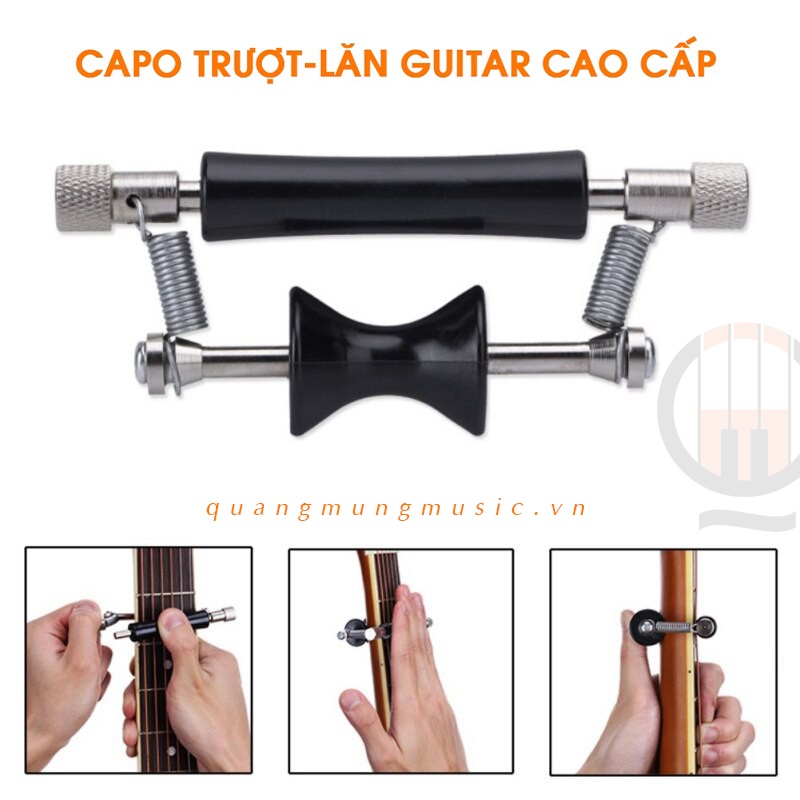 Capo Trượt - Capo Lăn - Capo Guitar Cao Cấp Tiện Dụng