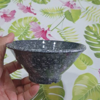 Tô nhựa TOX16,melami Vân Đá Đen Bóng hàng sang trọng-Cao Cấp