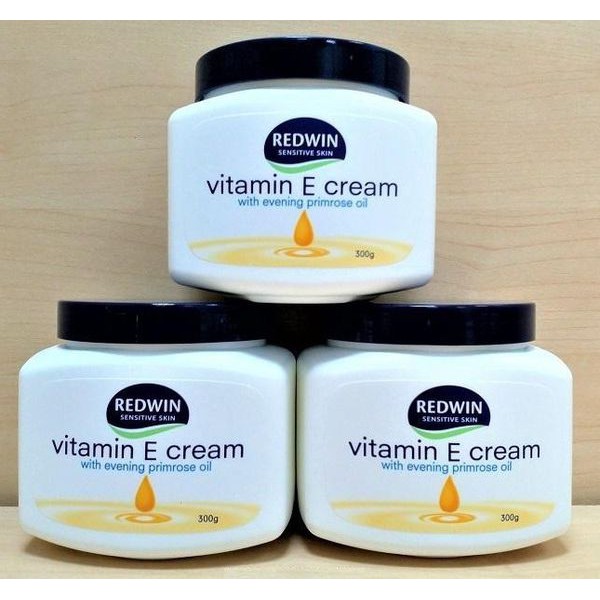 Kem dưỡng da (300g) vitamin E và tinh dầu hoa anh thảo giúp da mềm mịn, sáng bóng, căng mịn cho mọi lứa tuổi Redwin Úc