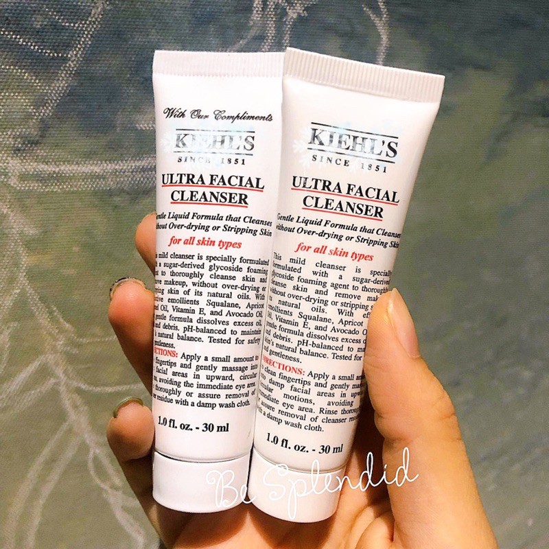 Sữa Rửa Mặt Dưỡng Ẩm KIEHL'S Ultra Facial Cleanser 30ml
