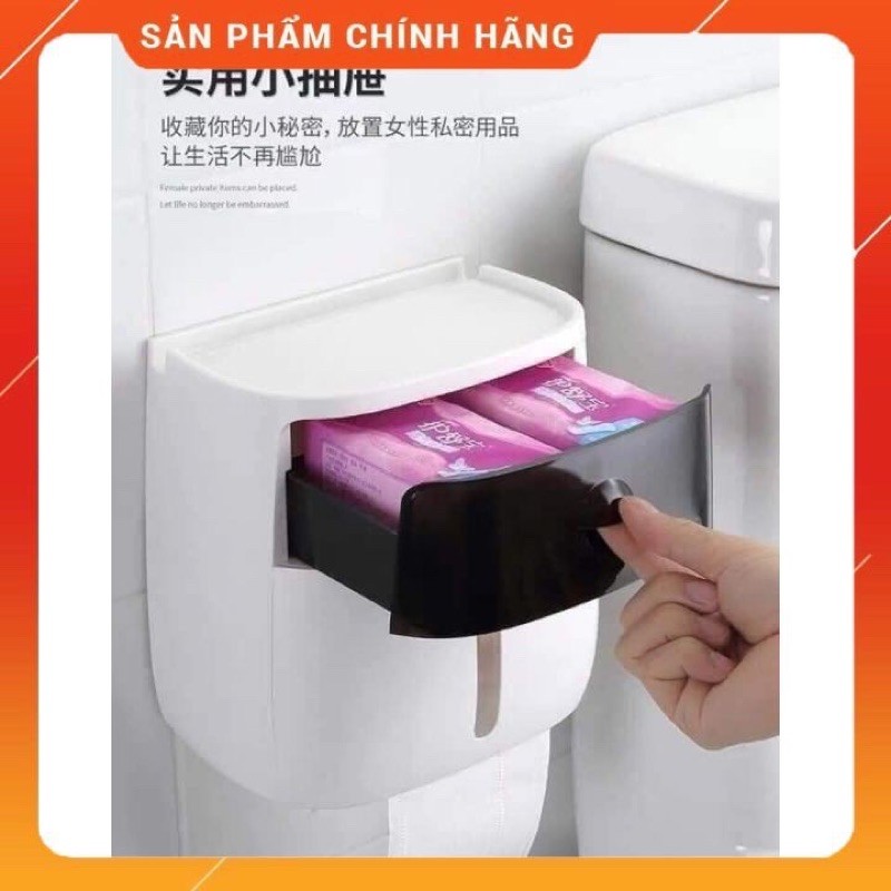 Hộp đựng Giấy Vệ Sinh ECOCO Cao cấp 2 tầng - Đa năng, Sang trọng, Tiện dụng