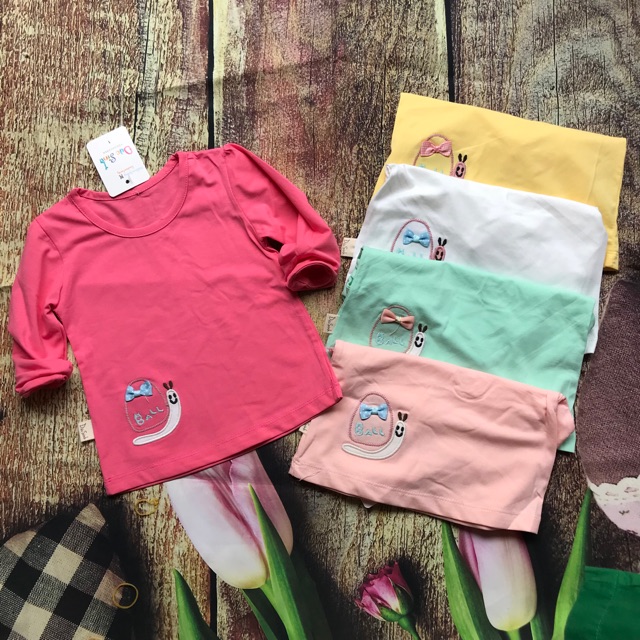 Áo cotton dài tay bg- ĐỨC SINH 1-6y