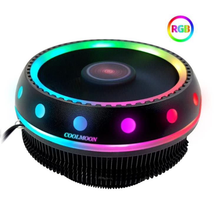 Quạt Tản Nhiệt, Fan CPU Coolmoon UFO X Led RGB - Tự Động Đổi Màu Và Hiệu Ứng RGB LED ĐỘNG