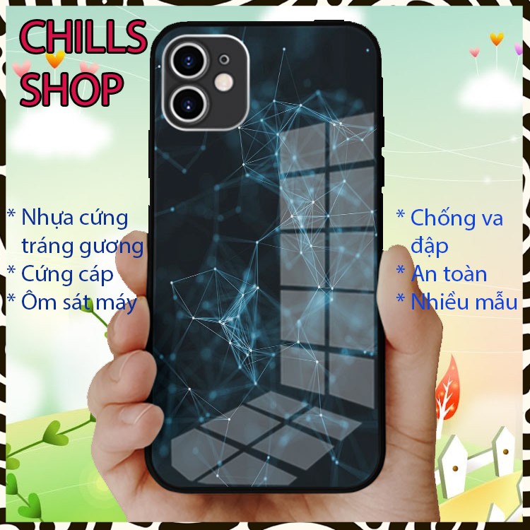 Ốp lưng iphone ốp đt kính Iphone Cyber sticker Ciu iphone 6 đến 12 pro max OK-CYB20210359