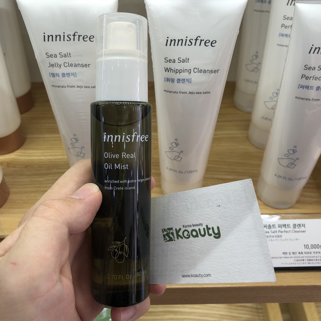 Xịt khoáng dưỡng ẩm từ dầu Olive Innisfree Olive Real Oil Mist 80ml | BigBuy360 - bigbuy360.vn