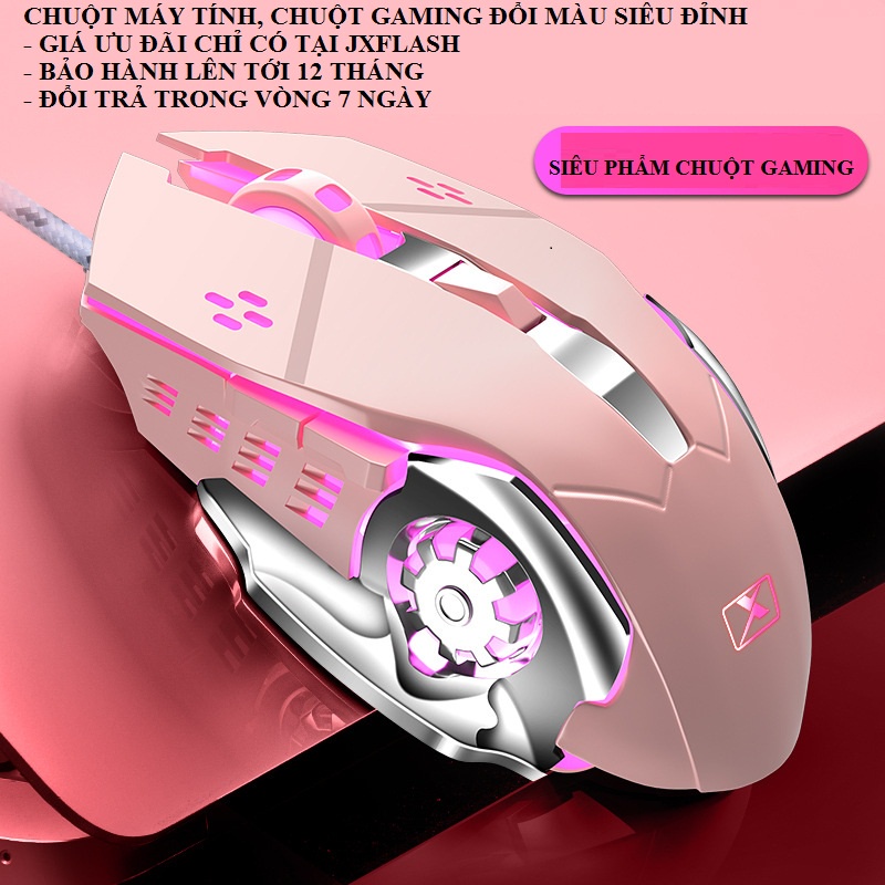 Chuột máy tính, chuột gaming M322 Bản Đặc Biệt, Led Đổi Màu Cực Đẹp, Thiết Kế nhiều màu đa lựa chọn [Có Bảo Hành]