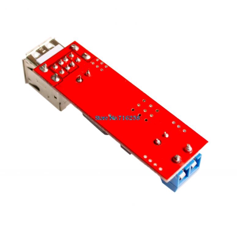 Mô đun giảm áp DC 6V-40V lên 5V 3A DC-DC LM2596 hỗ trợ 2 đầu cắm USB | BigBuy360 - bigbuy360.vn