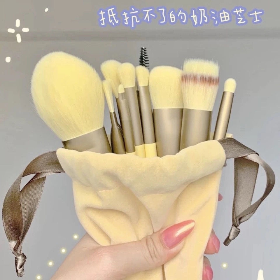 Set 13 cọ trang điểm kèm túi đựng tiện lợi