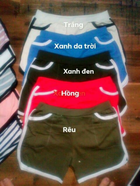 Quần đùi viền