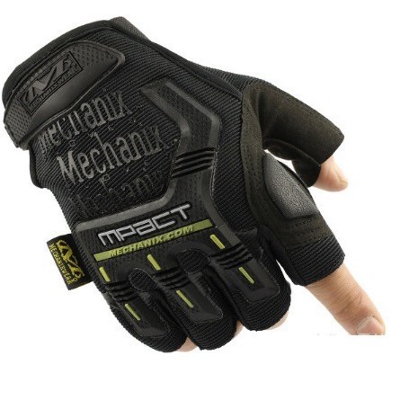 Găng Tay Bảo Hộ - Găng Tay Chạy Xe Máy, Tập Gym Mechanix Mpac cao cấp cụt ngón