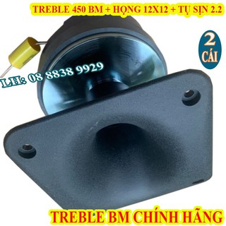 Cặp loa treble kèn 450 bm chính hãng nhập khẩu + họng 12x12 + tụ sịn - giá 2 cái
