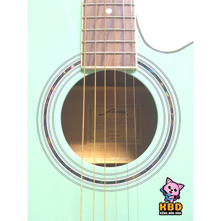 Đàn Guitar Acoustic cao cấp Fenix có ty chỉnh cần- Tặng kèm phụ kiện