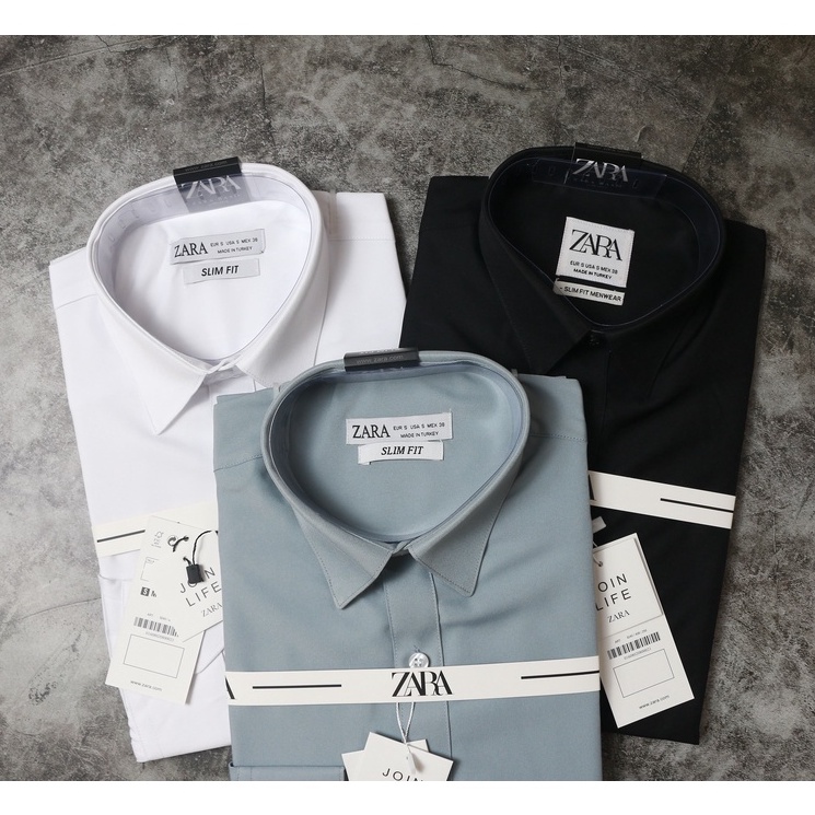 Áo Somi Nam Công Sở ZR Cao Cấp Đủ Màu (Trắng, Đen, Xanh)  | BigBuy360 - bigbuy360.vn