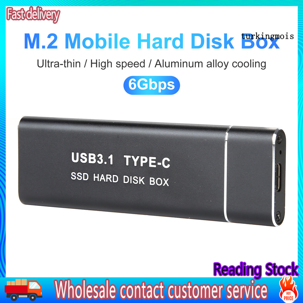 Vỏ Ổ Cứng Ngoài Usb 3.1 M.2 Ngff Kèm Phụ Kiện