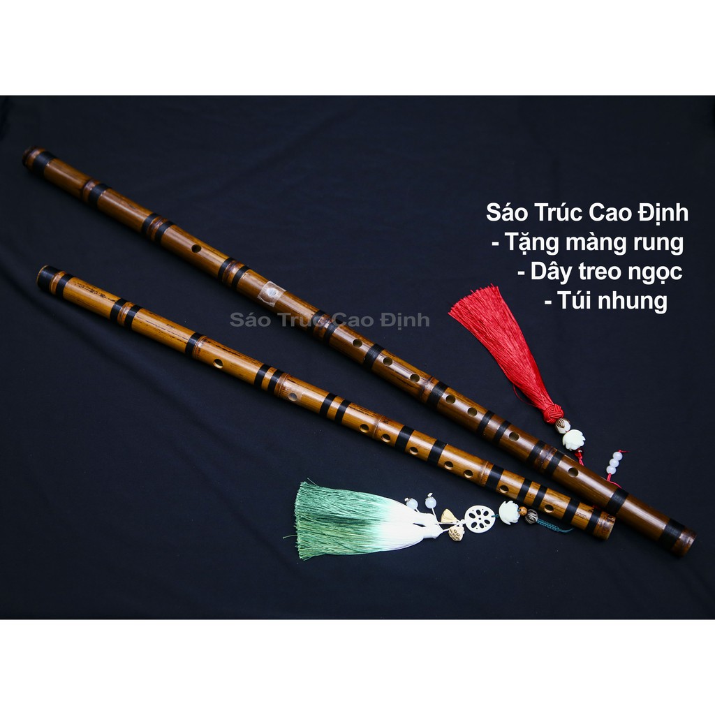 Sáo Dizi Việt Cao Cấp, Sáo Dizi Trúc Đá Hun [CNT3] - Thương hiệu Sáo Trúc Cao Định