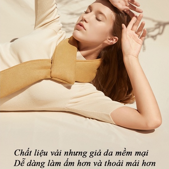 Khăn quàng cổ sưởi ấm thông minh-Chất liệu Graphene giữ ấm lâu-3 mức nhiệt-Sóng hồng ngoại xa làm nóng giảm đau nhức