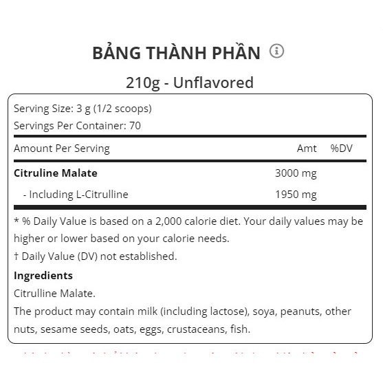 Ostrovit Citrulline, Tăng  sức bền, pump cơ bơm máu 210 Grams