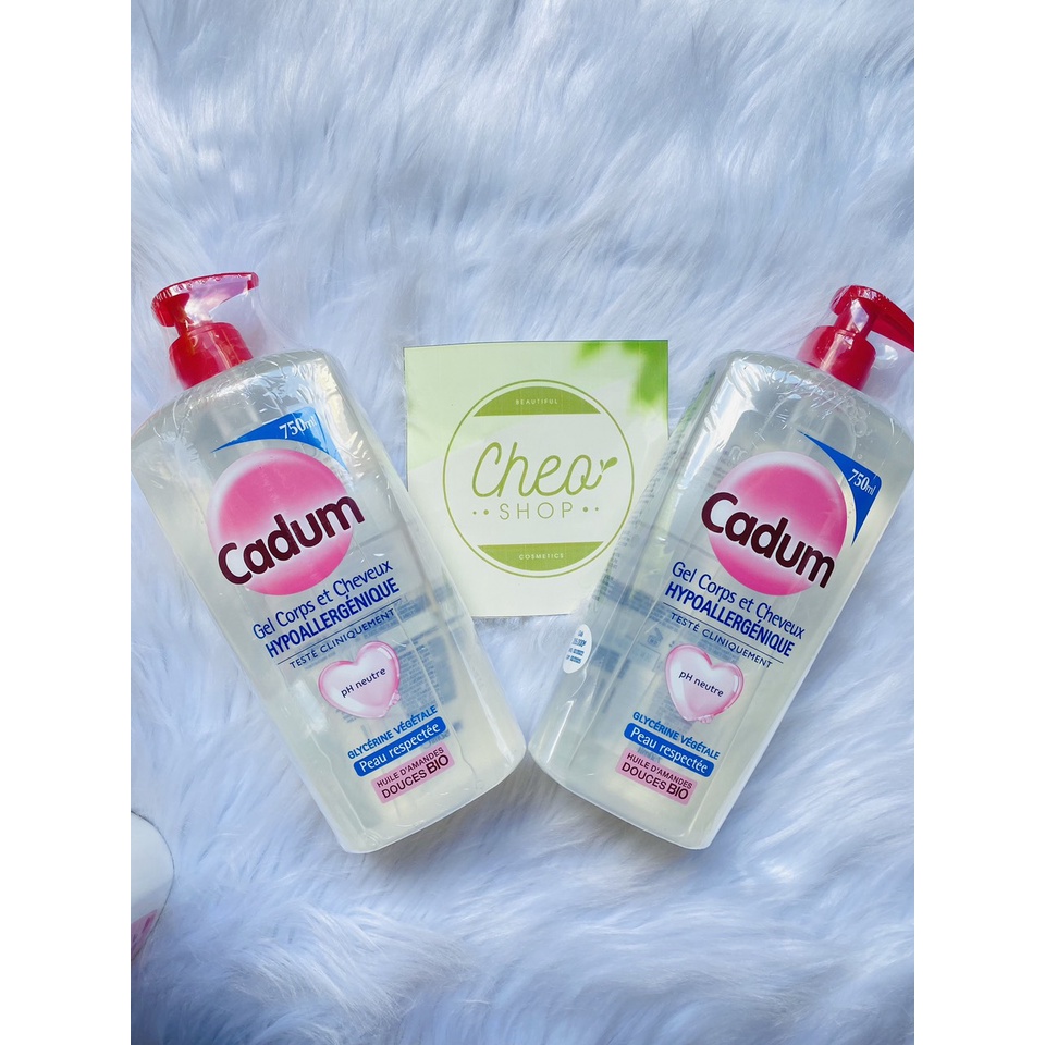 Tắm gội cadum xanh lá    750ml