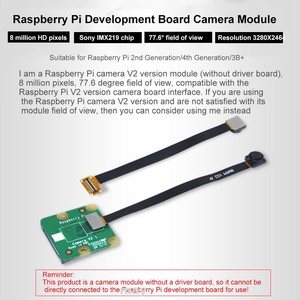 Mô Đun Camera Đa Năng 77.6 Độ 8 Megapixel Cho Raspberry Pi 3 | BigBuy360 - bigbuy360.vn