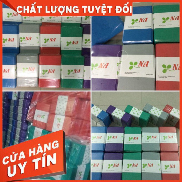 Gạch Tập Yoga loại tốt - thương hiệu NA - Cục Block Dày 8cm