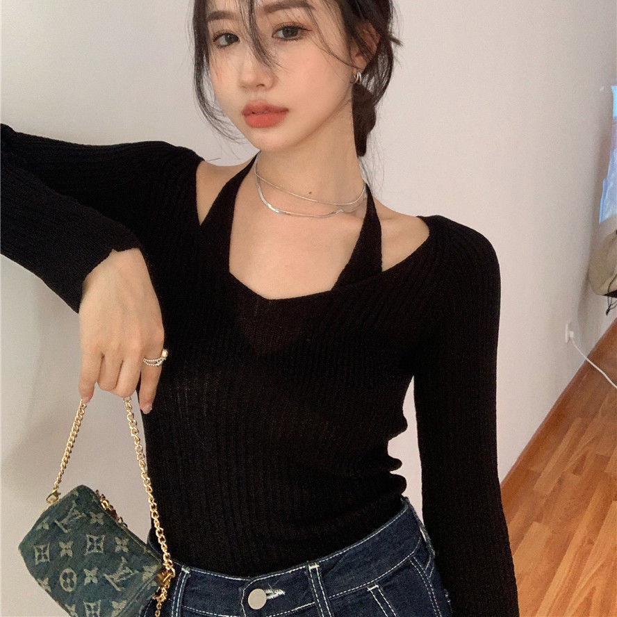 Áo Sweater Tay Dài Hở Vai Dáng Ôm Quyến Rũ Thời Trang Cho Nữ Unique | BigBuy360 - bigbuy360.vn