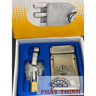 Khoá cổng yale 2 đầu chìa r5122.60ssrh