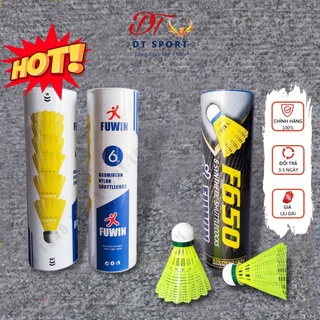 Hộp quả cầu lông nhựa F600 và F650 siêu bền 🌪 Free Ship 🌪 hộp 6 quả, hàng chính hãng Fuwin