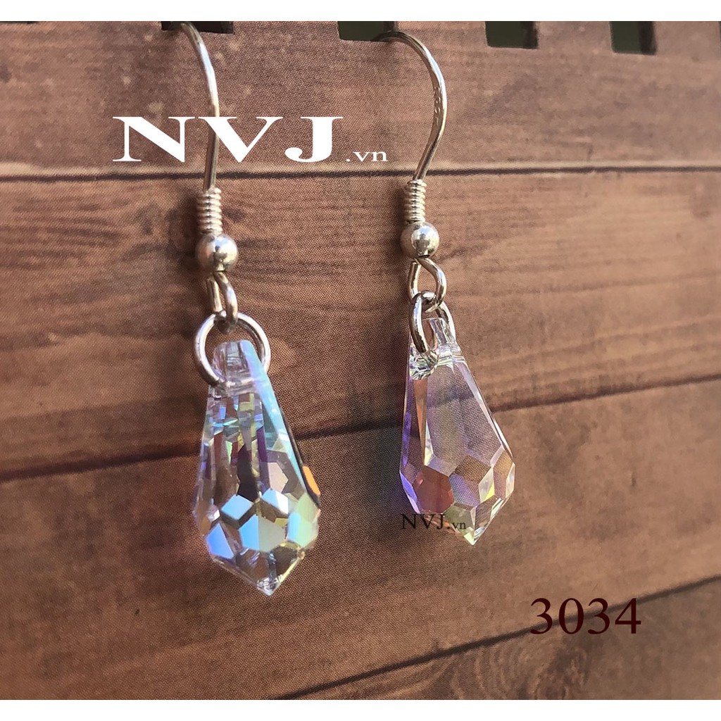 Mặt dây chuyền pha lê Swarovski cao cấp pendant hình giọt nước pendant 6000