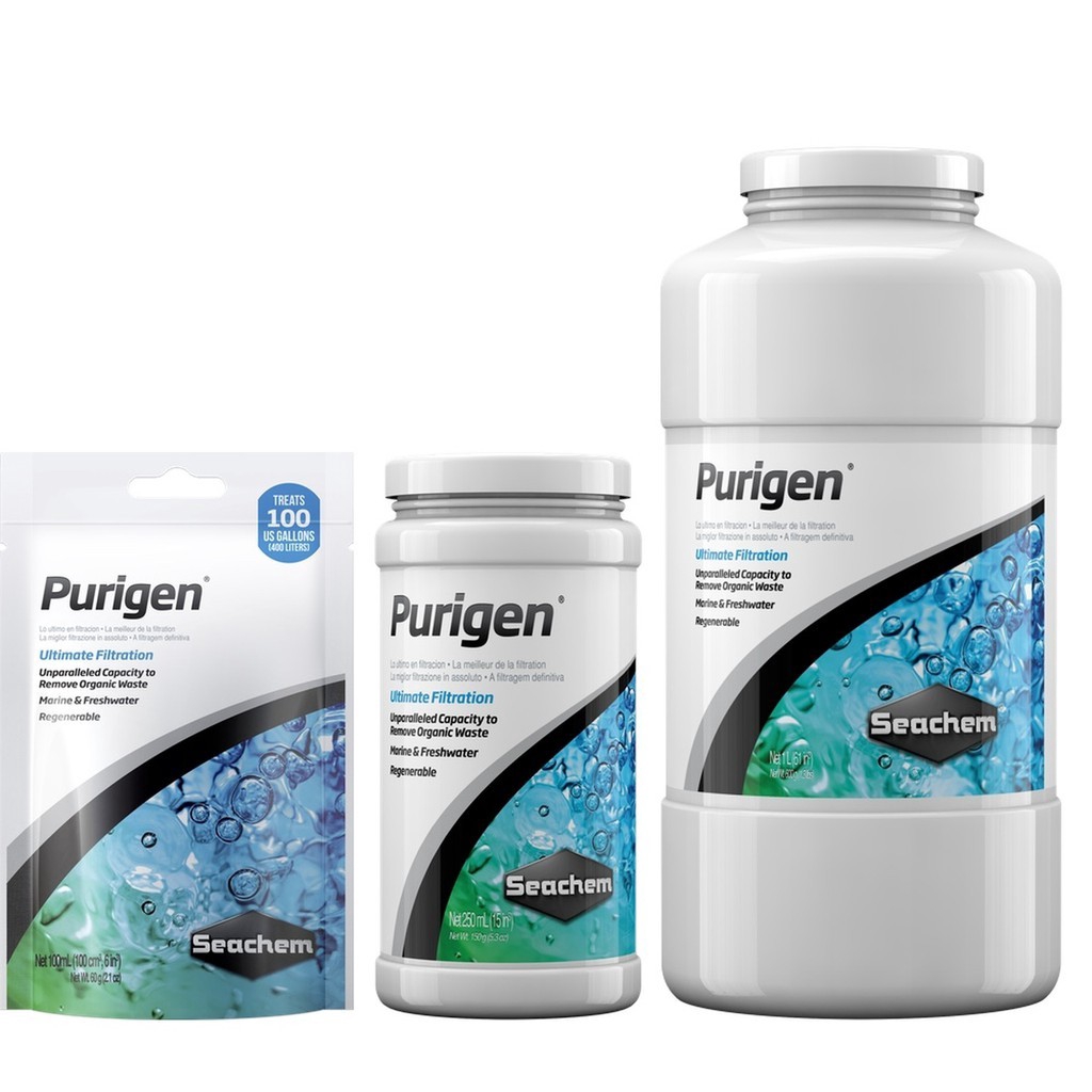 Seachem Purigen - Vật liệu lọc cao cấp cho hồ cá cảnh - 100ml có túi
