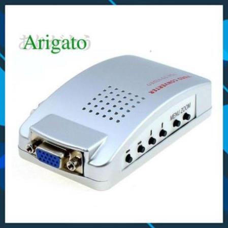 Box Chuyển VGA Ra Av Mini, Bộ Adapter Chuyển Đổi vga Sang AV SVIDEO. vtq.computer