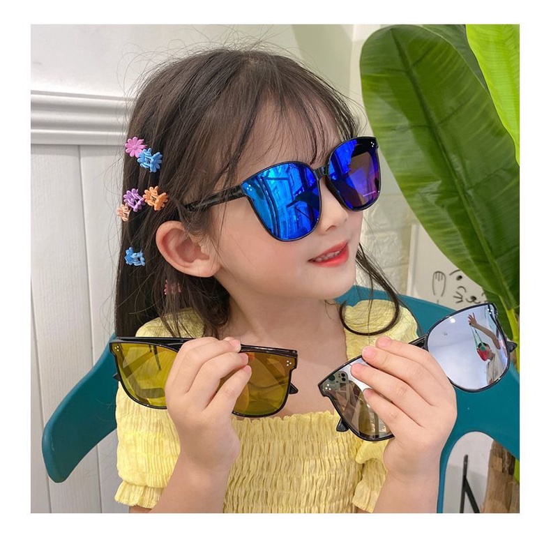 Kính mát thời trang cho bé từ 2-9 tuổi, mặt tráng gương chống tia UV400 siêu dễ thương cho bé trai và bé gái mã 1533