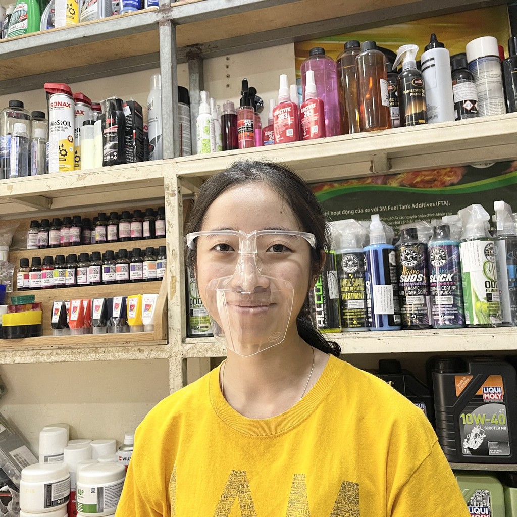 Mặt nạ khẩu trang nhựa bảo vệ chống nhiễm vi rút, nhiễm khuẩn phòng chống dịch
