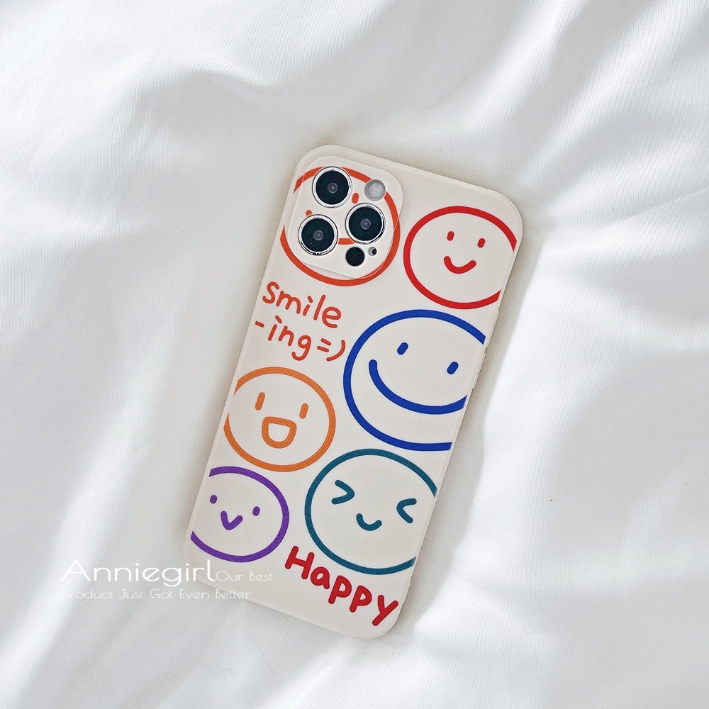 ốp điện thoại Tpu Mềm Siêu Mỏng In Hình Mặt Cười Cho Iphone 11 Pro Max Xs Max Xr 8 7 Plus | BigBuy360 - bigbuy360.vn