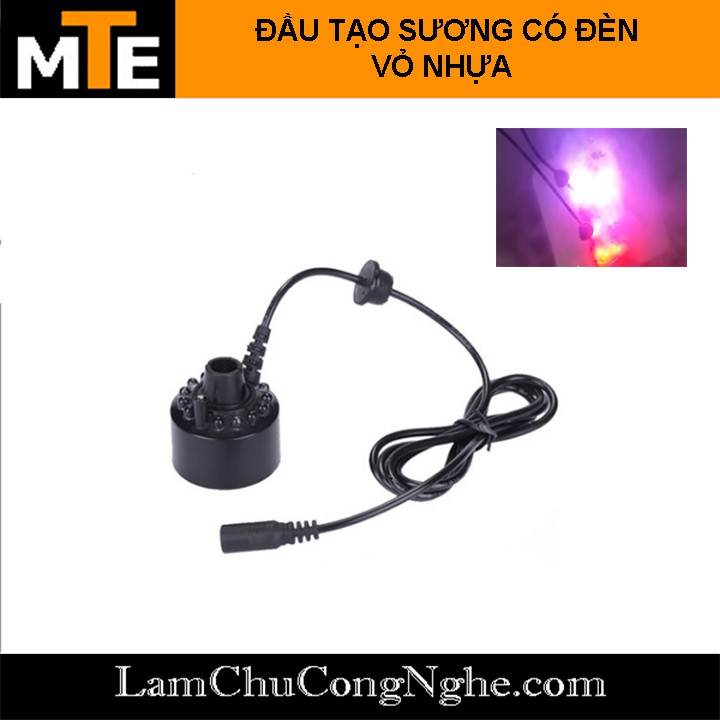 Động cơ phun sương siêu âm 550ml/h vỏ nhựa có đèn LED