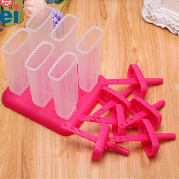 (Bán Buôn Sỉ) Bộ khuôn làm kem 6 que T2