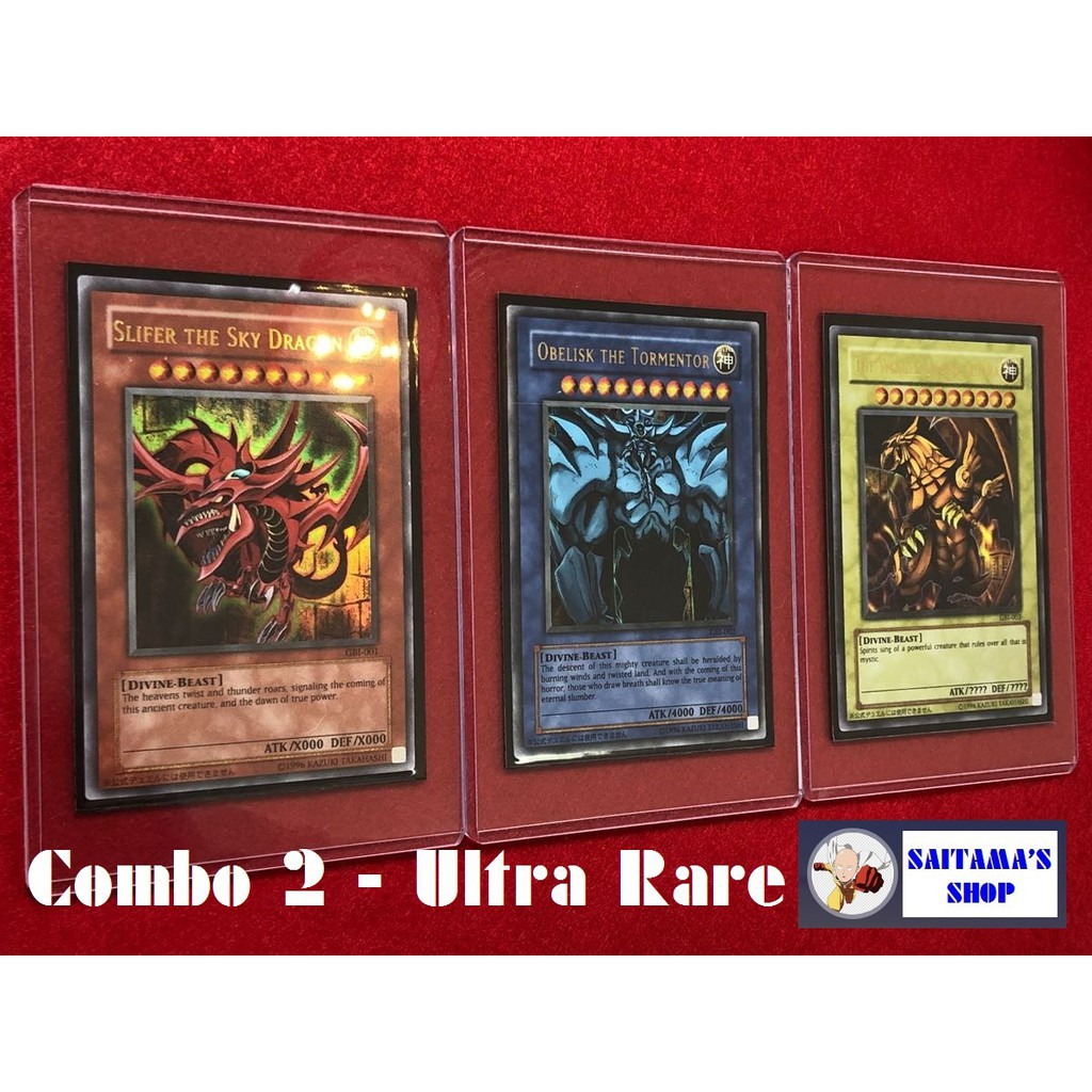 Bài Yugioh - Combo Thần Ai Cập Obelisk The Tormentor + The Winged Dragon of Ra + Slifer The Sky Dragon Of Orisis