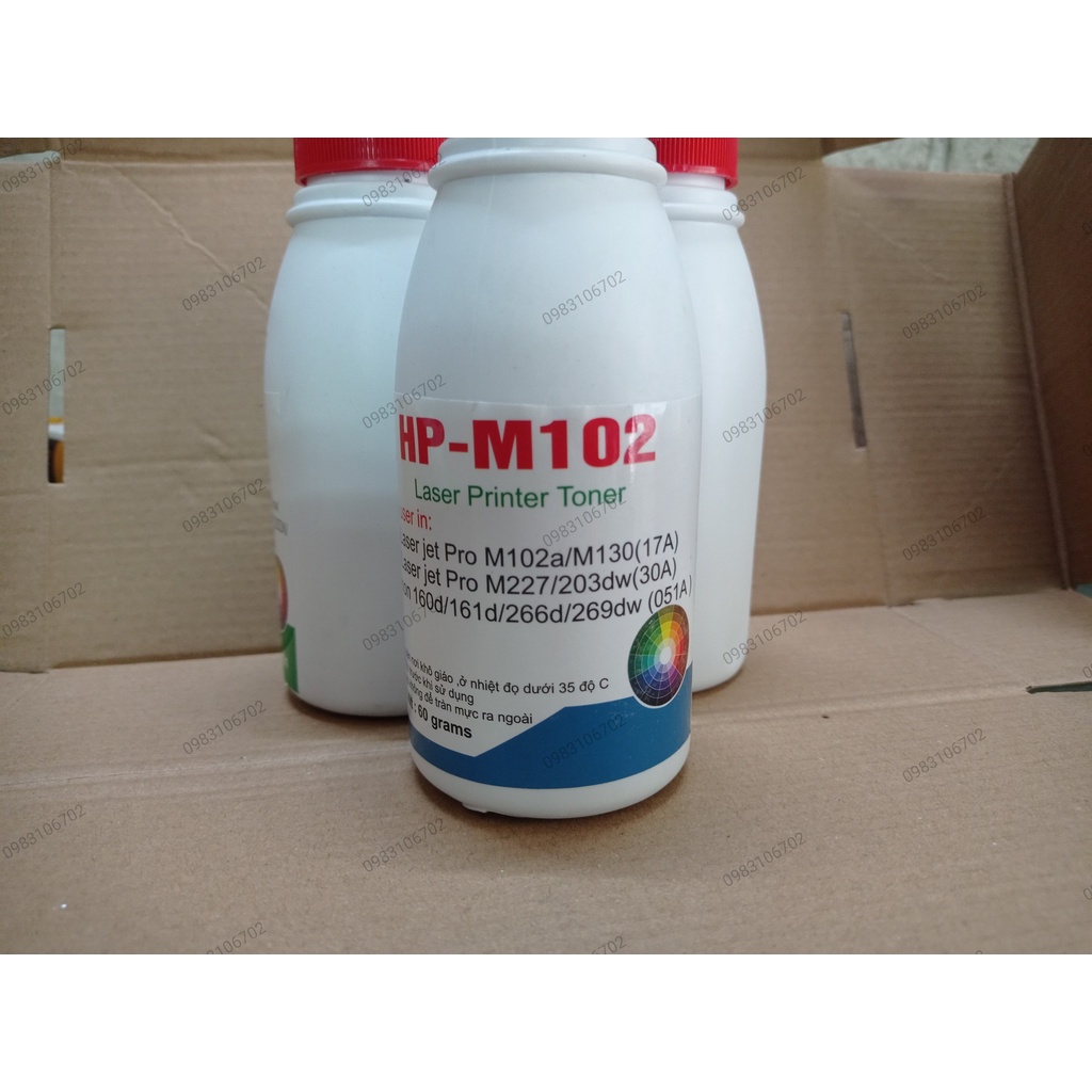 Chai mực đổ nạp 30a hp m102a m130 17a m227 m203dw 30a canon 160d 161d 266d 269d 051a