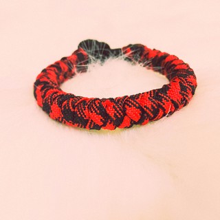 Vòng tay paracord 4 strand braid mix skull