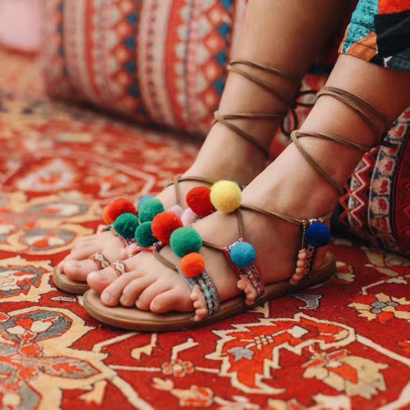 (sẵn) Sandal boho chiến binh (có ảnh thật)