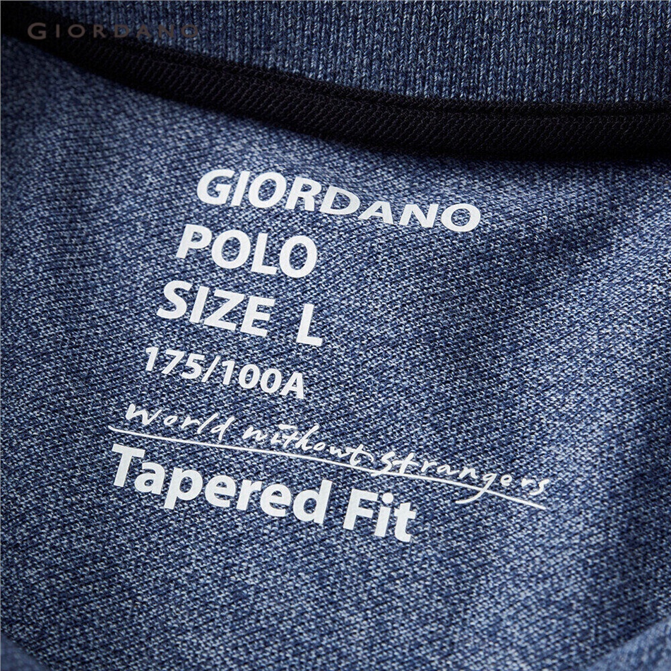 [ Mã 12FASHIONSALE1 giảm 10K đơn 50K ] Áo thun polo GIORDANO 01011425 tay ngắn thời trang cho nam | BigBuy360 - bigbuy360.vn